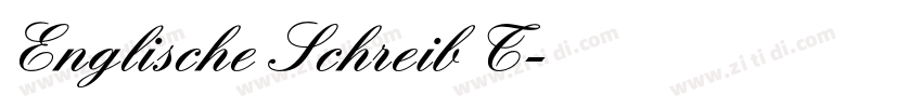 Englische Schreib T字体转换